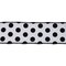LaRibbons 4" - 2 1/2" Wired Ribbon | Glittered Dots w/ Black Backing | 10 Yard Roll